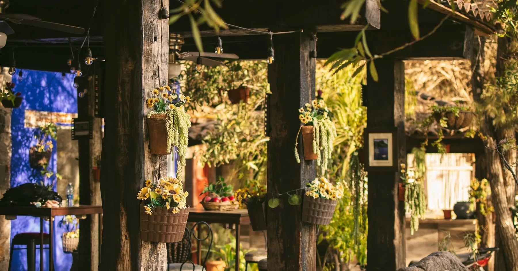 Jardines y arquitectura de Finca La Devoción